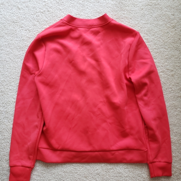 Red Bomber Jacket Women’s - Picture 2 of 3